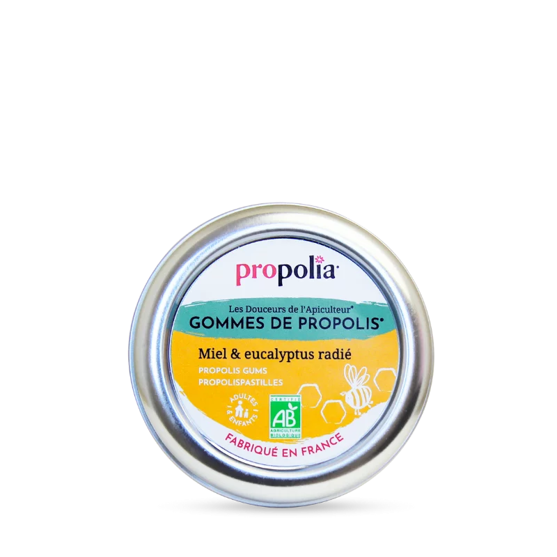 Gominolas de propóleo, miel y eucalipto radiata – 45grs