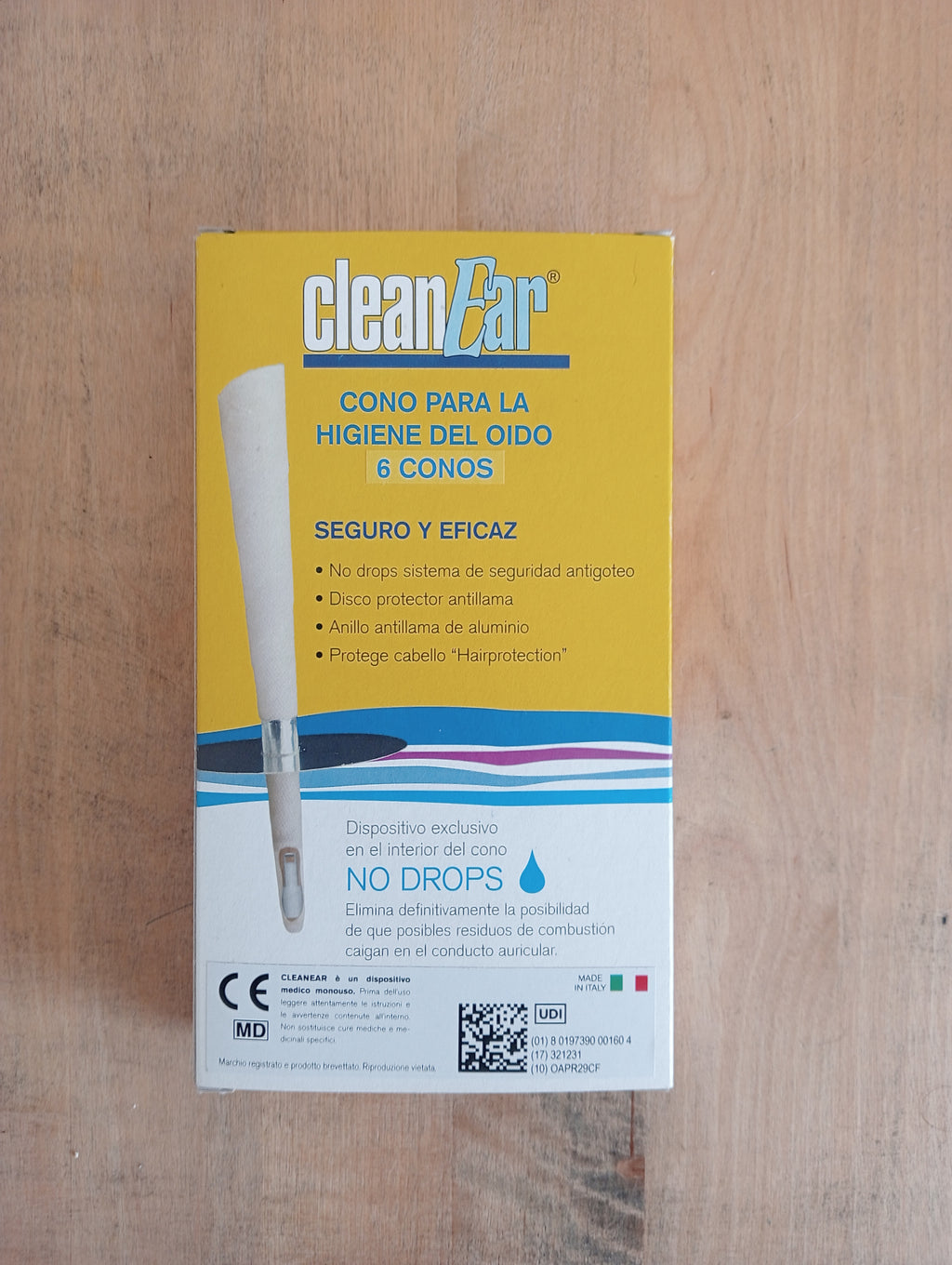 Estuche de 6 conos para la higiene de los oídos de CleanEar