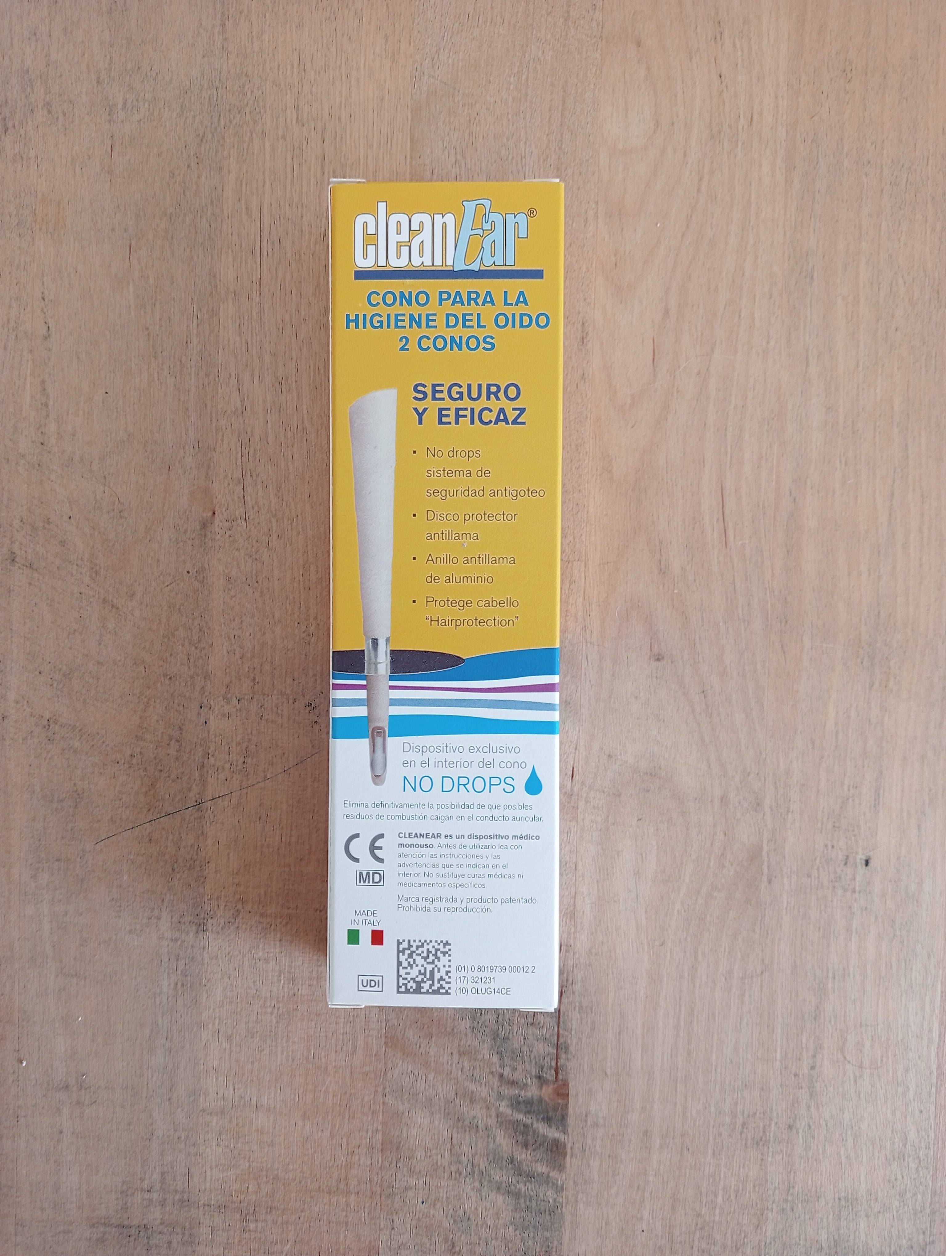 Estuche de 2 conos para la higiene de los oídos de CleanEar