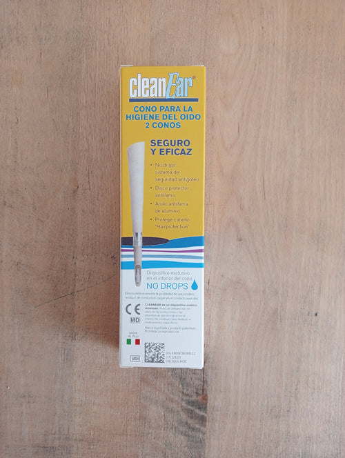 Estuche de 2 conos para la higiene de los oídos de CleanEar
