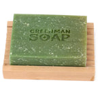 Pastilla de Jabón Artesanal para Manos y Cuerpo – Limón y Albahaca con Piedra Pómez - Greenman 100 g