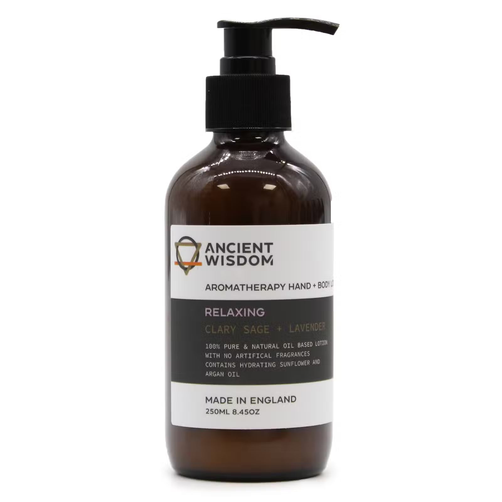 Loción de Manos y Cuerpo-Salvia Esclarea y Lavanda - Relajación-250 ml