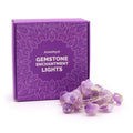 Luces de encantamiento de piedras preciosas-Amatista