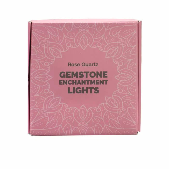 Llums d'encantament de pedres precioses - Quars rosa