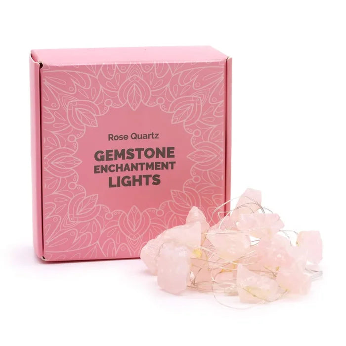 Llums d'encantament de pedres precioses - Quars rosa