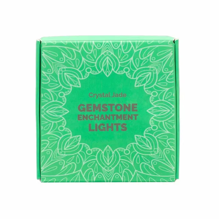 Llums d'encantament de pedres precioses - Jade de cristall