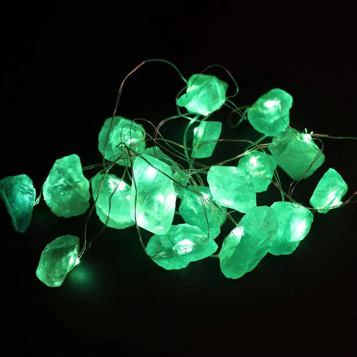 Llums d'encantament de pedres precioses - Jade de cristall