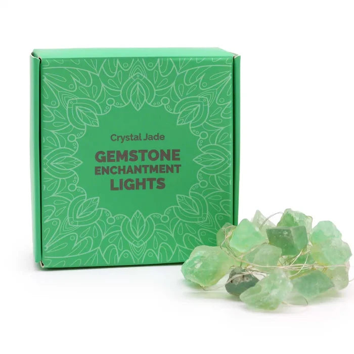 Llums d'encantament de pedres precioses - Jade de cristall