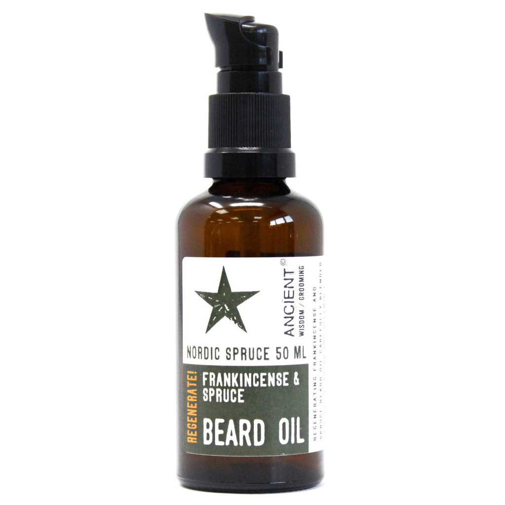 Aceite para la barba 50 ml – Abeto Nórdico - Regenera!