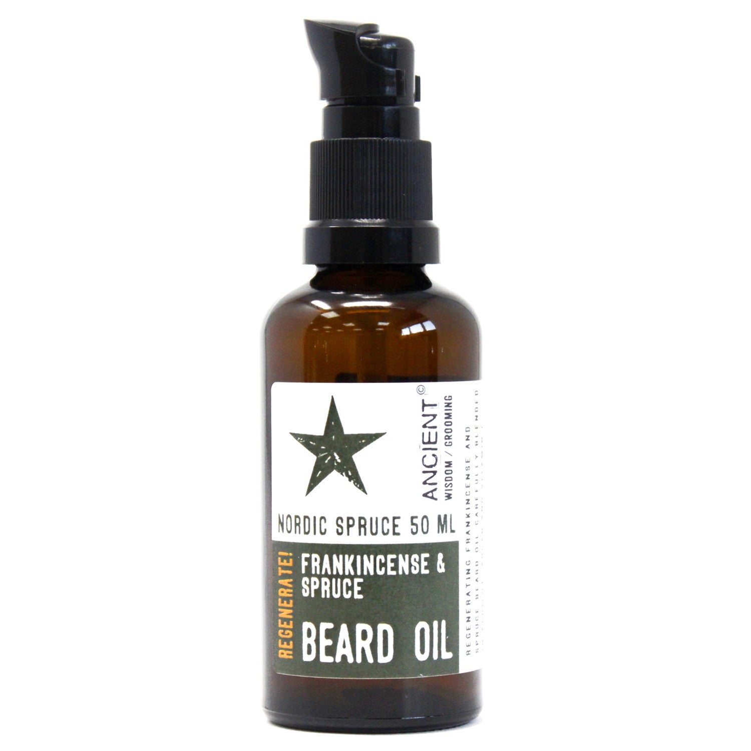Aceite para la barba 50 ml – Abeto Nórdico - Regenera!