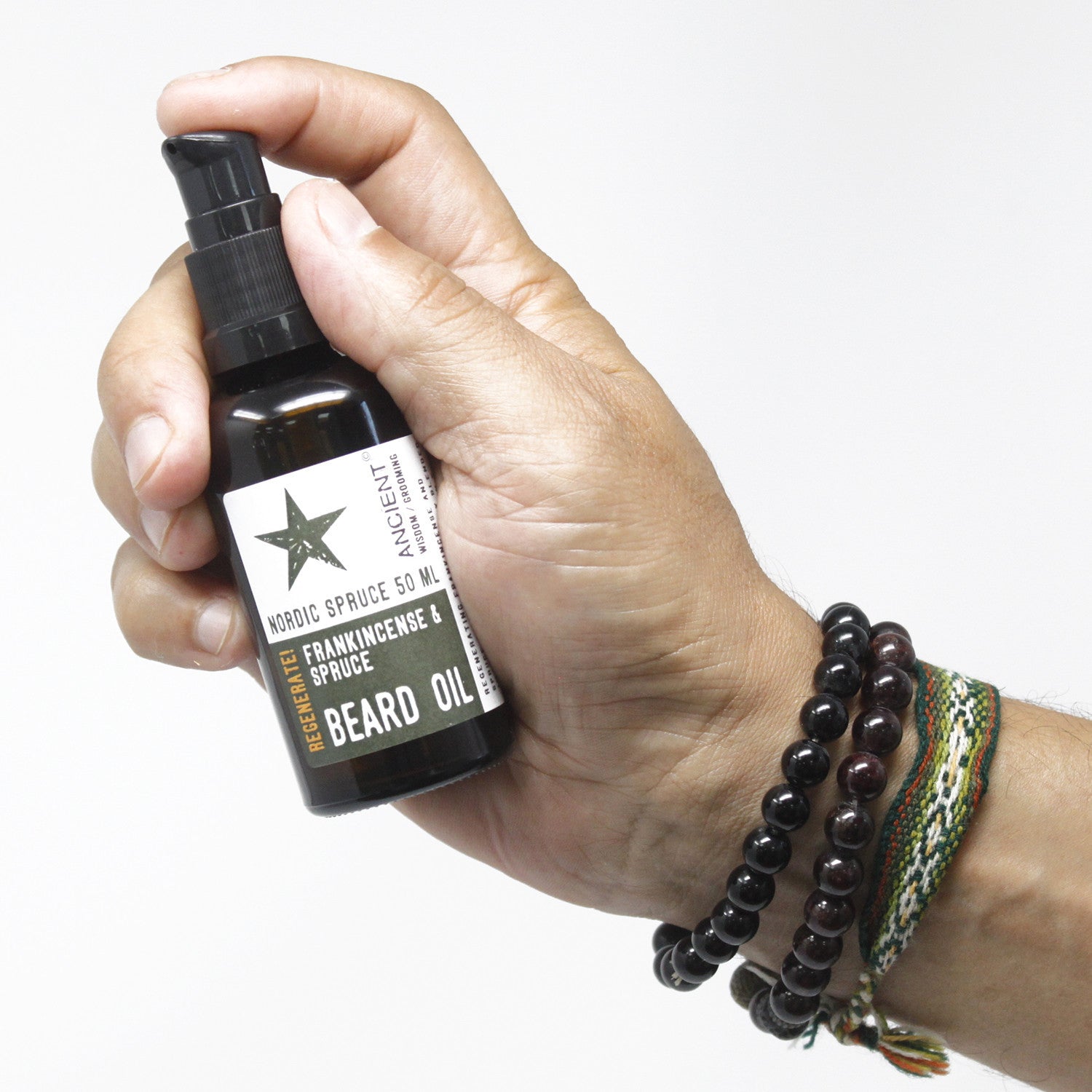 Aceite para la barba 50 ml – Abeto Nórdico - Regenera!