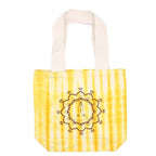 Bolsa de Algodón Tie Dye -Namaste Hands - Yellow - Asa Natural
