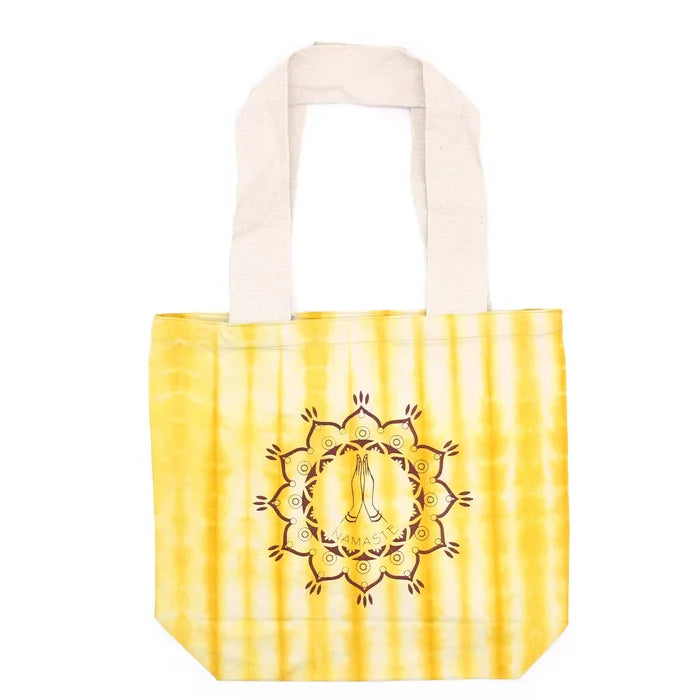 Bossa de Cotó "Tie Dye" -Namaste Hands - Yellow - Nansa Natural