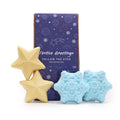 Lote de 4 Bombas de Baño Navideñas "Star" con Manteca de Karité