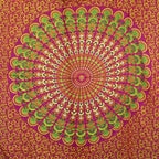 Pareo Céltico de algodón -  Ruby Lime