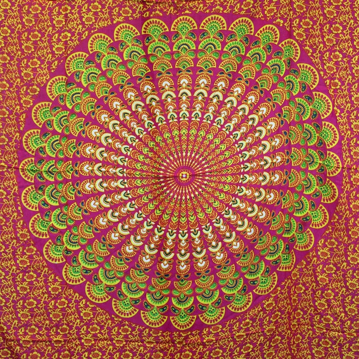 Pareo Céltico de algodón -  Ruby Lime