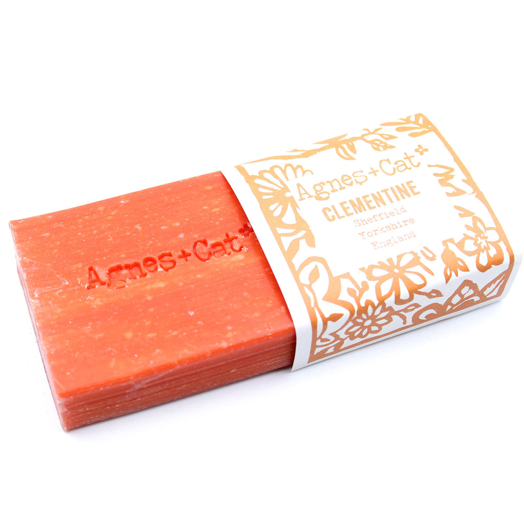 Pastilla de jabón artesanal de clementina - 140g