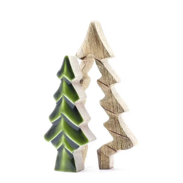 Decoración de madera Perdido en el Bosque – Pequeño Árbol dentro de un Árbol 15 × 10 cm