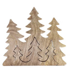 Decoración de madera 3D Perdido en el Bosque – Tres Árboles 20 × 23 cm