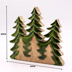 Decoración de madera 3D Perdido en el Bosque – Tres Árboles 20 × 23 cm