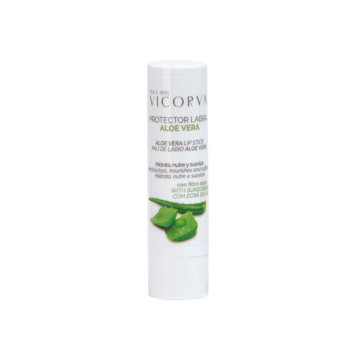 Protector Labial de Aloe Vera – Hidratación y Protección UVA/UVB – 4 g