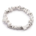 Lot de 2 polseres de pedres precioses -Jaspi Blanc + Jade oliva-Pau i curació
