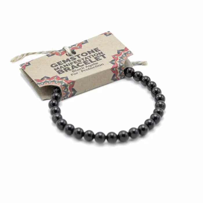 Lot de 2 polseres de pedres precioses -Jaspi Blanc + Jade oliva-Pau i curació