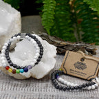 Pulsera de Howlita Blanca Magnética – Chakra