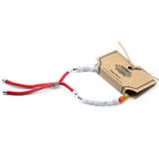 Pulsera de hilo rojo con Khaulita blanca - Chakras
