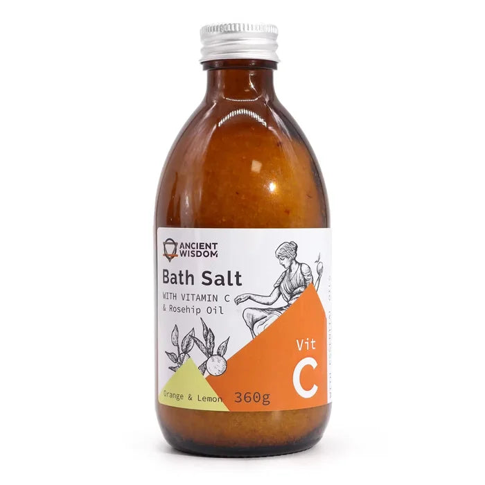 Sal corporal de bany amb vitamina C i olis essencials