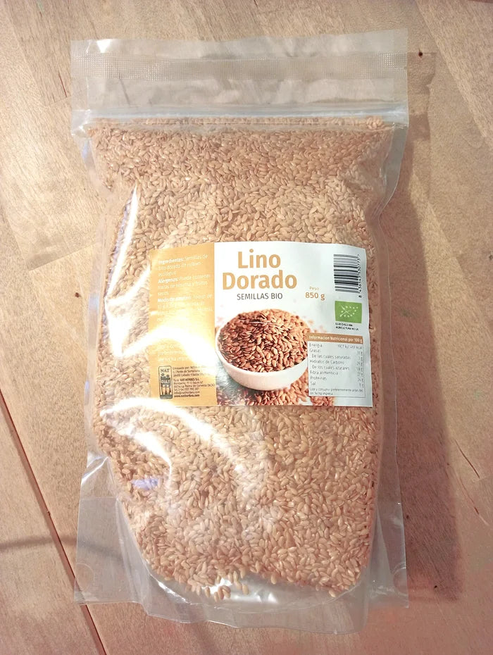 Semillas de Lino Dorado - 100% Ecológico - 850 g