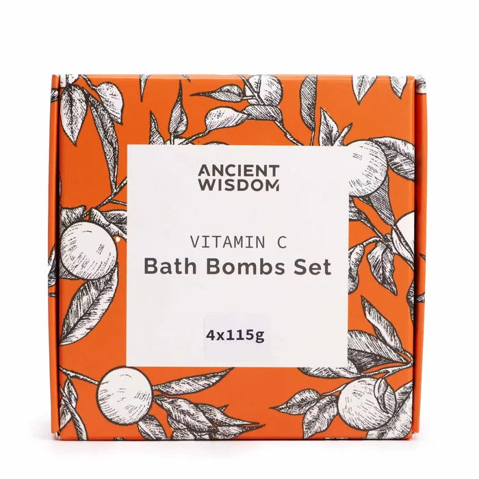 Bombes de Bany-Lot de 4-Vitamina C i Olis Essencials