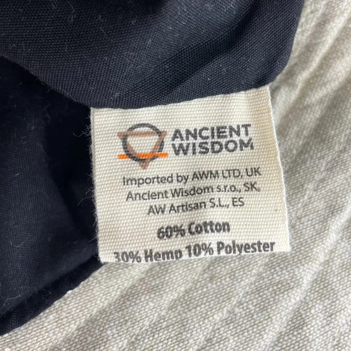 Bossa bandolera de cànem natural i Jhari
