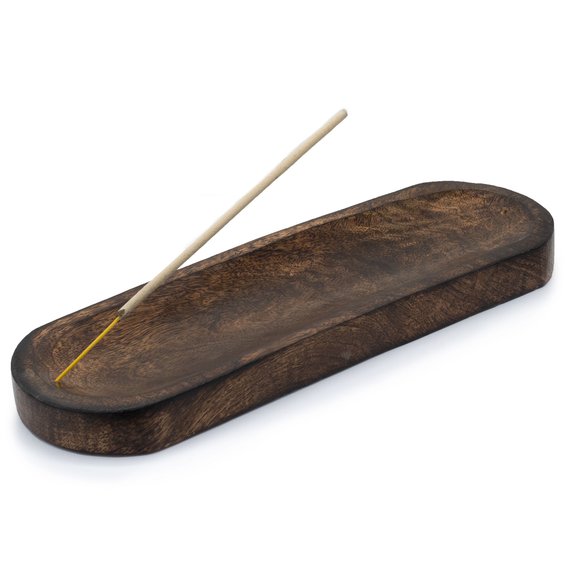 Porta Incienso de Madera de Mango de diseño clásico – 30x10 cm