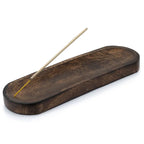 Portaincensos de Fusta de Mango de disseny clàssic – 30x10 cm