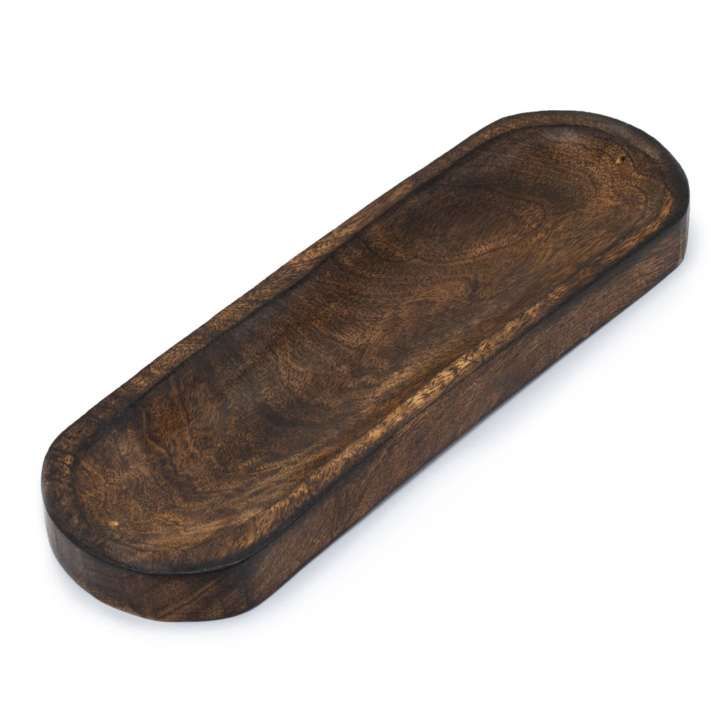Porta Incienso de Madera de Mango de diseño clásico – 30x10 cm