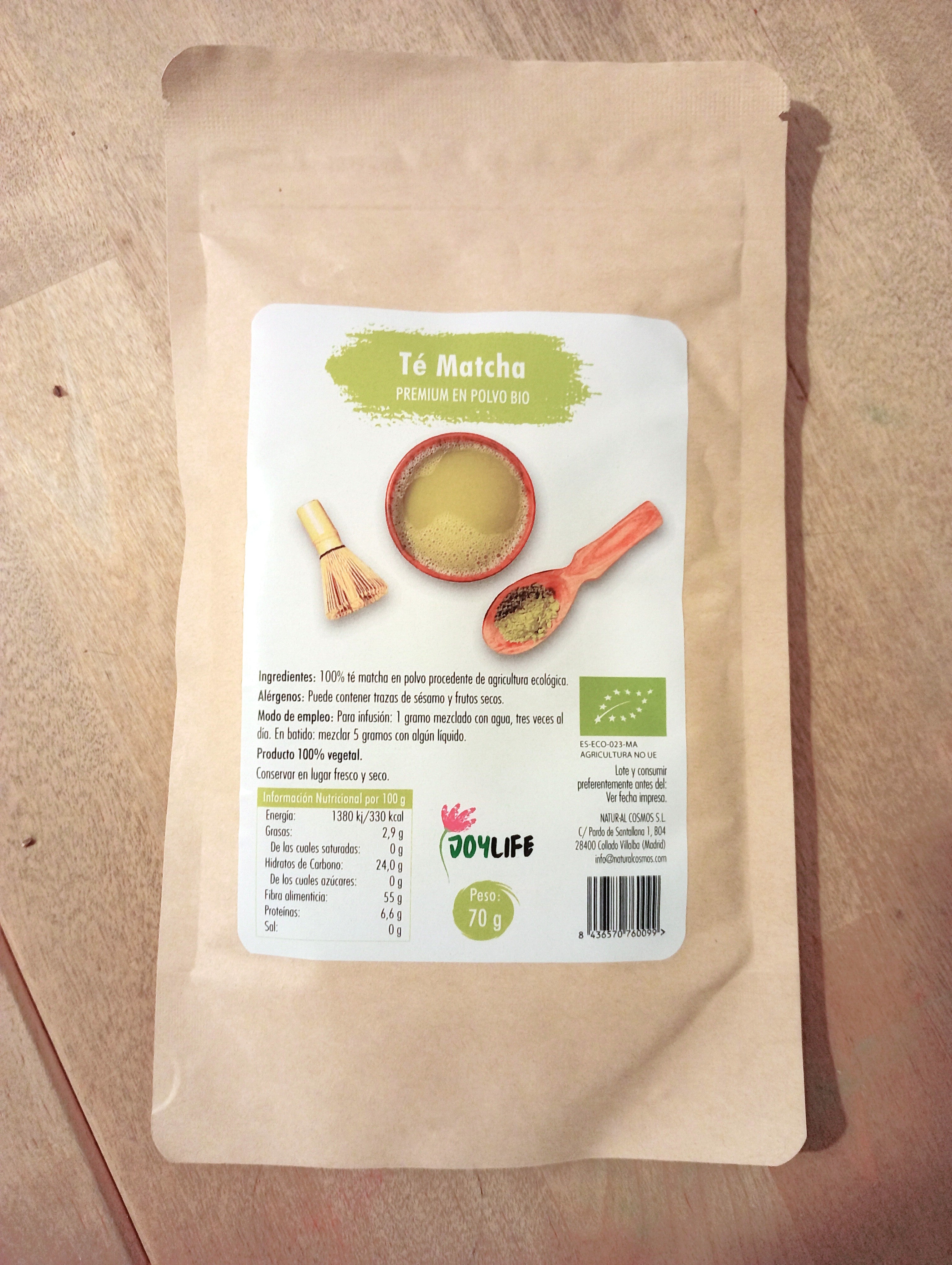 Té Matcha Premium ECO 70 g – Orgánico, Puro y de Alta Calidad | Energía y Antioxidantes