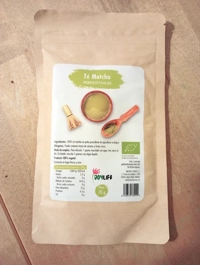 Te Matcha Premium ECO 70 g – Ecològic, Pur i d'Alta Qualitat | Energia i Antioxidants