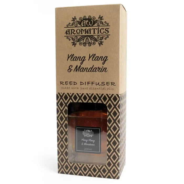 Difusor de Varillas con Aceites Esenciales de Ylang Ylang y Mandarina - 200 ml