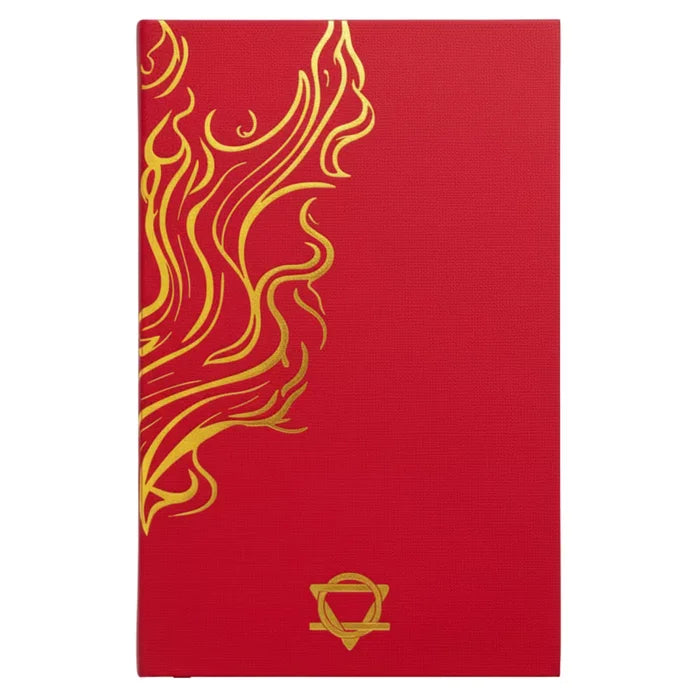 Diari de Benestar Vermell - 120 pàgines - Mandala daurat i lotus
