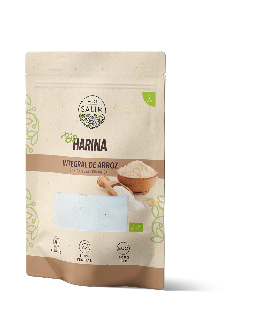 Harina integral de arroz ECO - 500g
