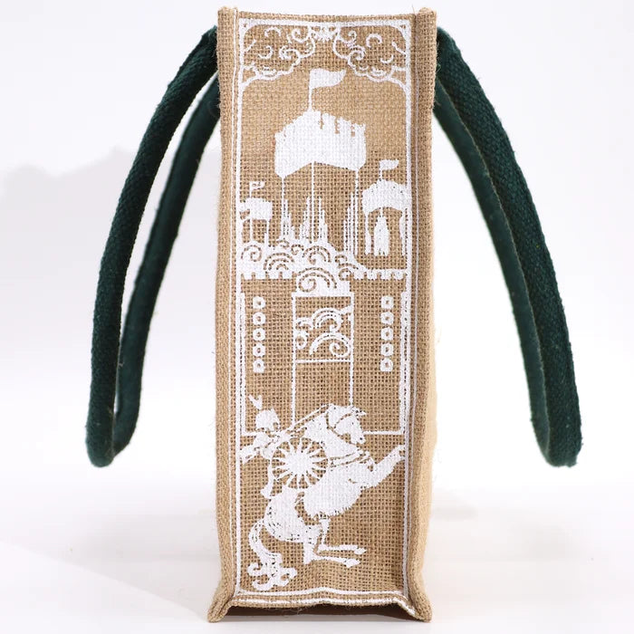 Bolsa de tela de Yute Hop Hare - Soy valiente