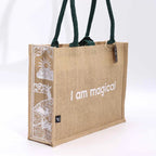 Bolsa de tela de Yute Hop Hare - Soy mágica
