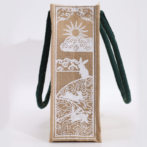 Bolsa de tela de Yute Hop Hare - Soy mágica