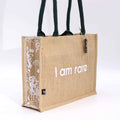 Bolsa de tela de Yute Hop Hare - Soy rara