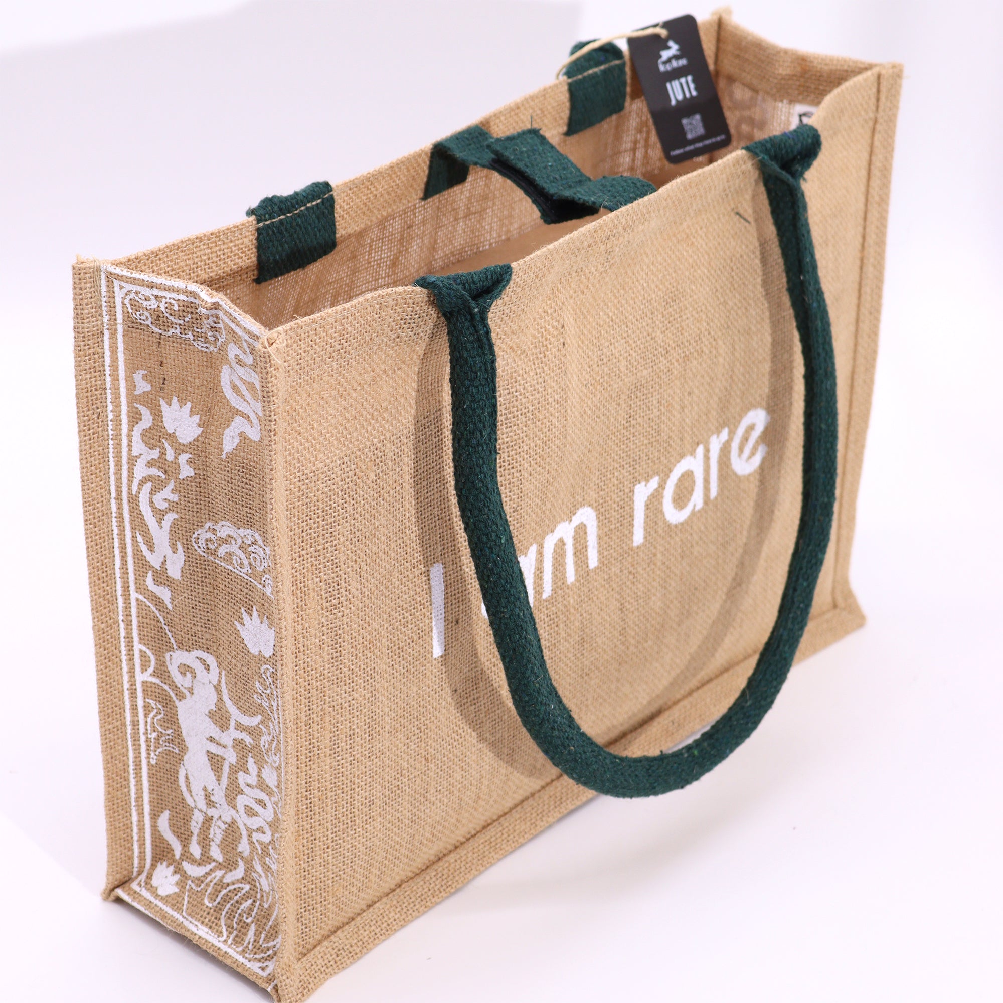 Bolsa de tela de Yute Hop Hare - Soy rara