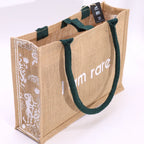 Bolsa de tela de Yute Hop Hare - Soy rara