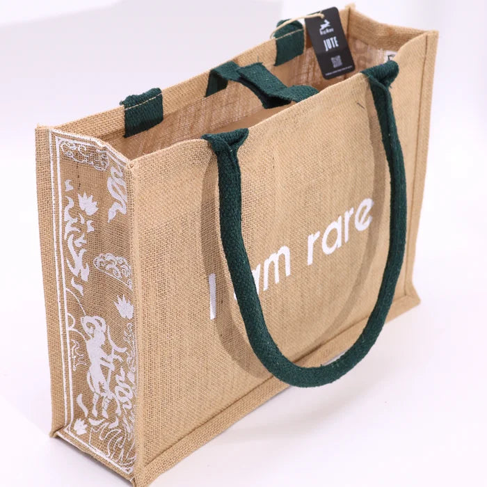 Bolsa de tela de Yute Hop Hare - Soy rara
