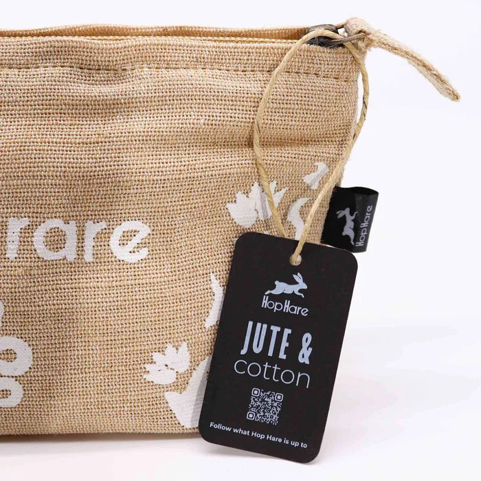 Necesser de Jute i Cotó Hop Hare - Soc Rara