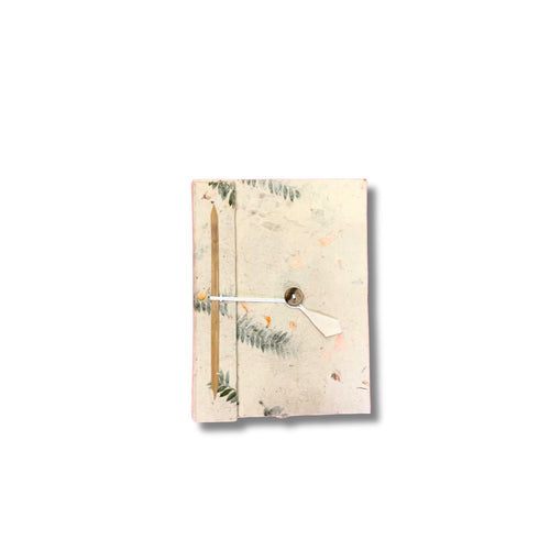 Cuaderno Mini Lokta - Flores Mixtas – 40 hojas – 12x8 cm